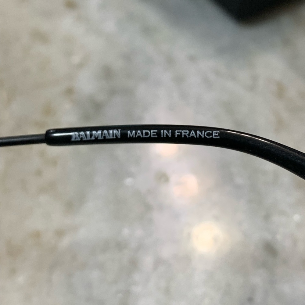 Balmain Upper Brow Bar Sunglasses BL2521 56mm 100% authentic - Picture 8 of 12